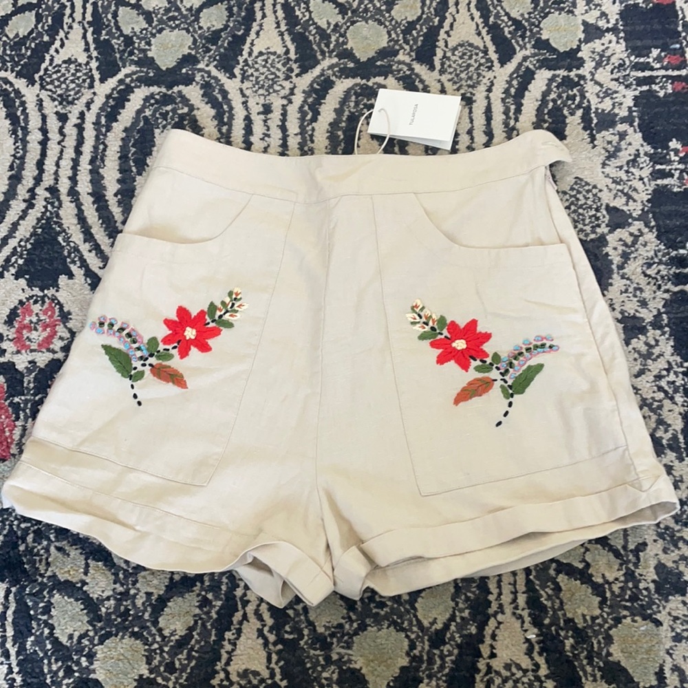 REVOLVE Tularosa Embroidered High Waist Short